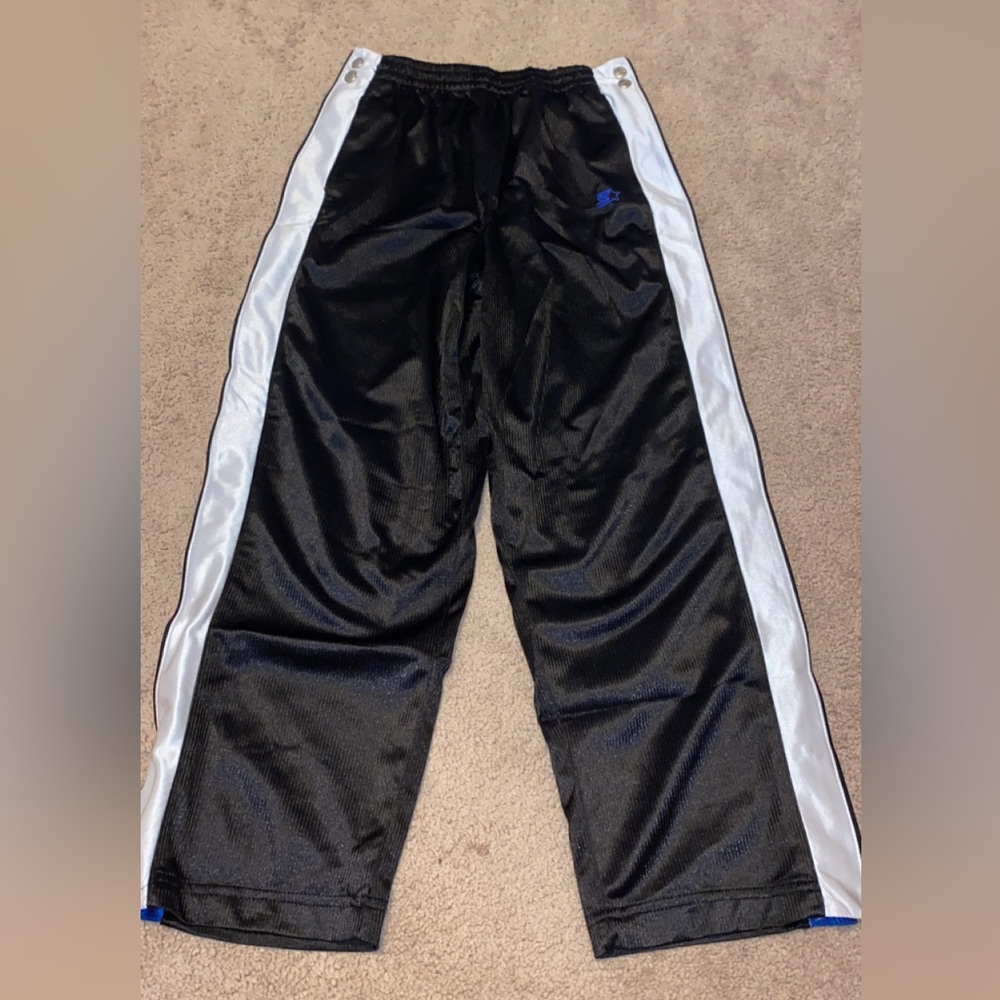 Kids Black and White Track Pants